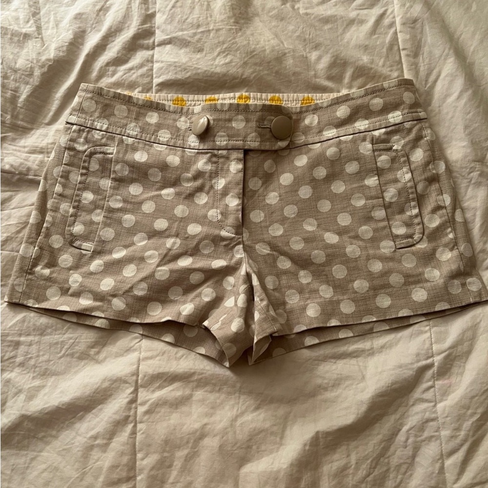 J Crew Polka Dot Tan Women's Shorts